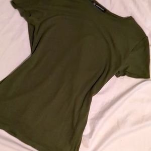Army green I.N.C. top